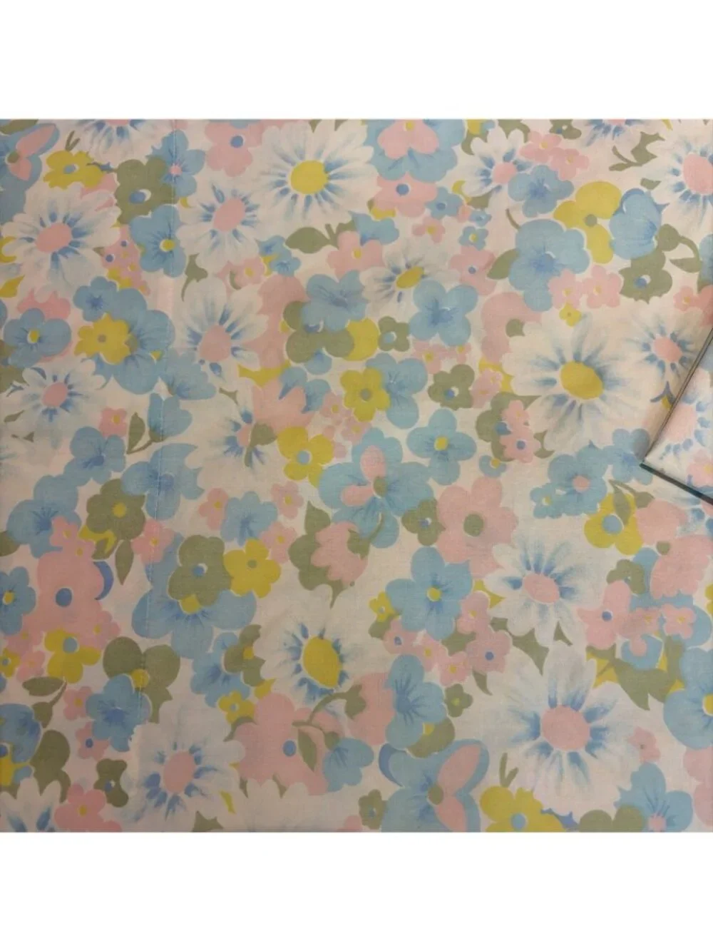 VTG Pacific Miracle Floral Pillowcases Set Of 2 Pastel Standard Size Made in USA